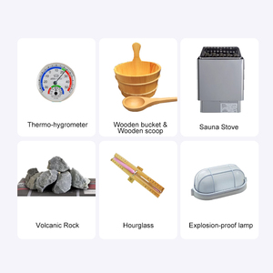 ห้องซาวน่าอินฟราเรดแบบสบายและใกล้เคียงบ้าน 1 ที่นั่ง ปรับแต่งรูปแบบห้องซาวน่าไม้ในร่มได้หลากหลาย - Product Image 4