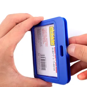 KEJEA Hot Sell In Shop PP Card Holder Plastic Credit Card Holder ID Badge Protector