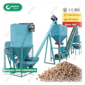Piccola macchina per la produzione di Pellet di mangime per animali da pollame per bovini per la produzione di polli, polli da carne, maiali, mangimi per bestiame, <span class=keywords><strong>erba</strong></span> medica - Product Image 1