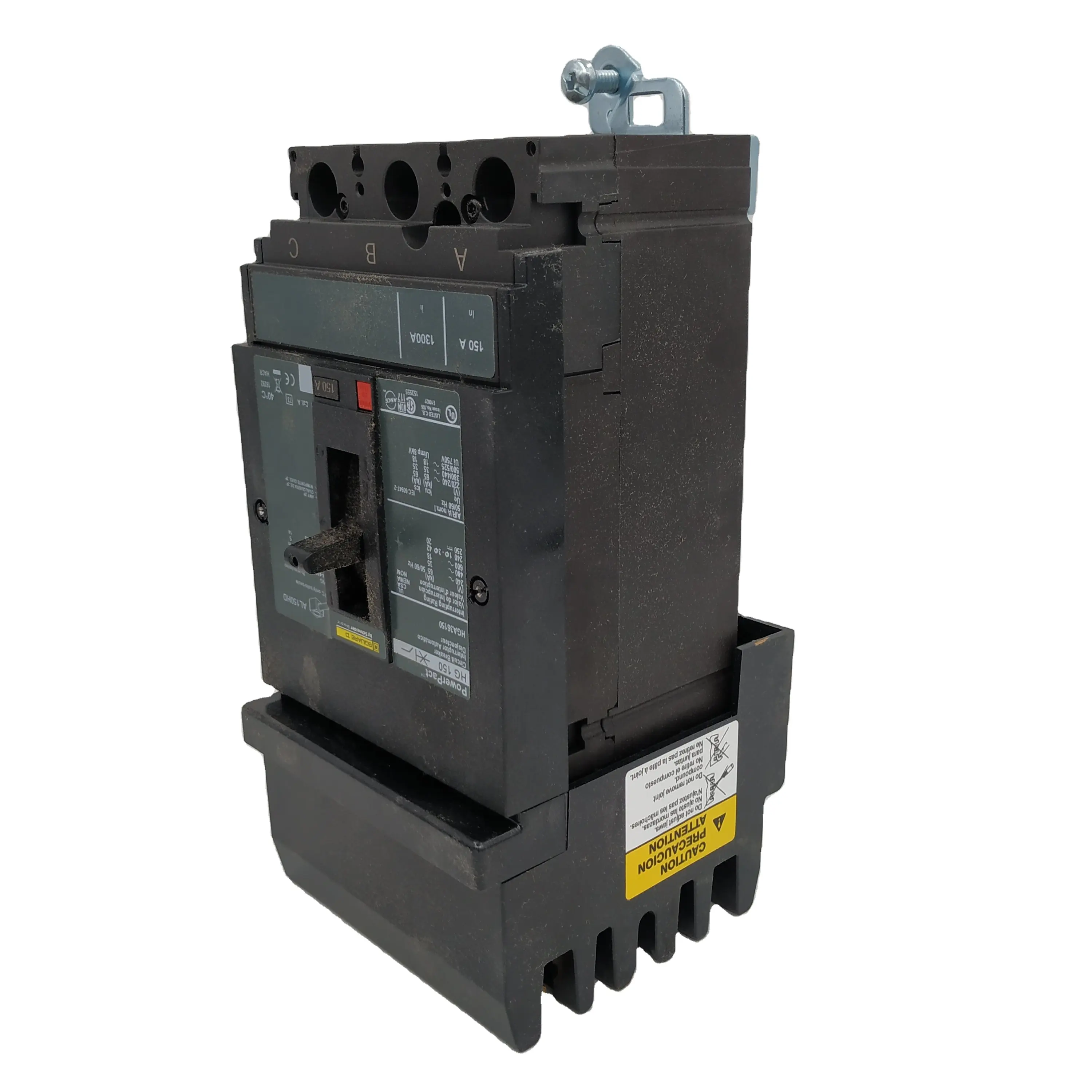 Square D JJA series moulded case circuit breaker PowerPacT J 3P 25kA 150A -250A I-Line thermal magnetic JJA36150 to JJA36250