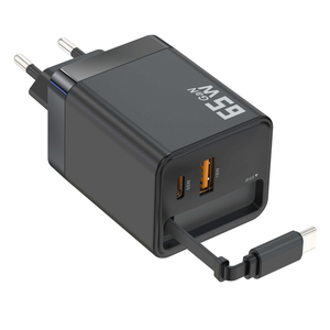 Câble rétractable rapide personnalisé 65W GaN6 pour MacBook, ordinateur portable, téléphone portable, <span class=keywords><strong>chargeur</strong></span> rapide - Product Image 5