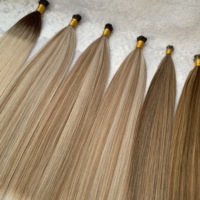 Extensions de cheveux humains 100% vierges Remy pleine longueur, pointe en kératine pré-collée, qualité supérieure, double épaisseur, épaisses, fabriquées à la machine