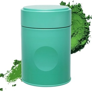 Lata de Té Negra Vintage de Diseño Minimalista, Recipiente Metálico para Almacenamiento de Café con Doble Tapa Interior - Product Image 1
