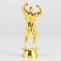 Sculpture de puissance en plastique personnalisée Figurines de musculation Statue Trophy Award Composants et accessoires GZ21