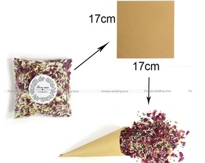 Coriandoli di nozze naturali petali di fiori secchi coriandoli di petali di rosa biodegradabili per la tavola di nozze coriandoli <span class=keywords><strong>fiore</strong></span> di rosa - Product Image 6