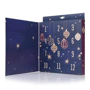 Ramadan Blind Advent Calendar Jewelry Box Caja De Calendario De Adviento Luxury Christmas Avent Calendar Packaging Box