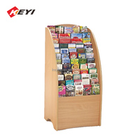 Support de présentation rotatif pour marque-pages, personnalisé, moderne, écologique, promotionnel, avec structure métallique