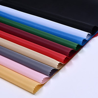Fabricant de tissus, tissu en taffetas de soie 100% polyester, 70g-90g, enduit pour la doublure de voiture, tissu en taffetas à vendre