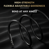 Endoscope industriel BWVV MG50 à double objectif 5,5 mm, tube flexible 10FT/16,4FT, caméra HD 5 pouces avec lumière LED, indice de protection IP67, batterie 4 heures