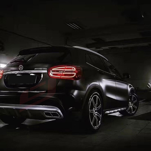 Kit carrosserie GLA45 pour Benz <span class=keywords><strong>GLA</strong></span> X156 Mise à niveau vers <span class=keywords><strong>GLA</strong></span> <span class=keywords><strong>45</strong></span> AMG Diffuseur de grille de pare-chocs avant et arrière Pièces détachées automobiles 2013-2018 - Product Image 3