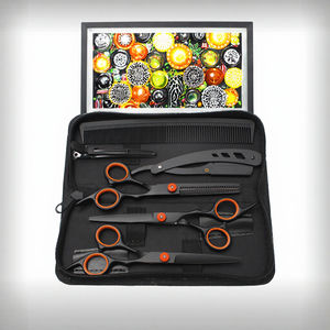 Kit Profesional de Tijeras de Peluquería de Acero Inoxidable, Juego de Tijeras para Cortar y Entresacar Cabello con Cuchilla y Peine - Product Image 3