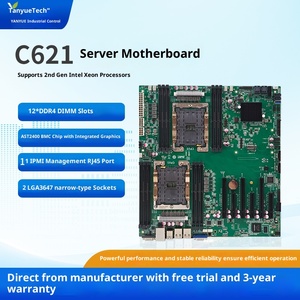 มาเธอร์บอร์ดเซิร์ฟเวอร์ ATX Ai DDR4แบบดูอัลแชนเนลพร้อม CPU IPMI การจัดการระยะไกล <span class=keywords><strong>C621</strong></span>ชิปเซ็ต - Product Image 5