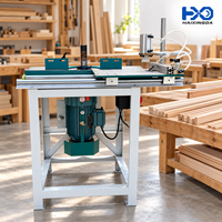 Machine à fraiser le bois multifonctionnelle prête à l'emploi en atelier pour le rainurage du bois et le traitement des cadres de portes en bois pour usine