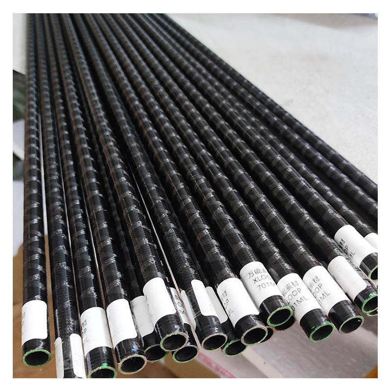 Fishing Rod Blank Manufacturer Wholesale 1 Section 7'0" 2 X-loop Carbon Tape Surface Casting Rod Blank Bass Fishing Rod Blank