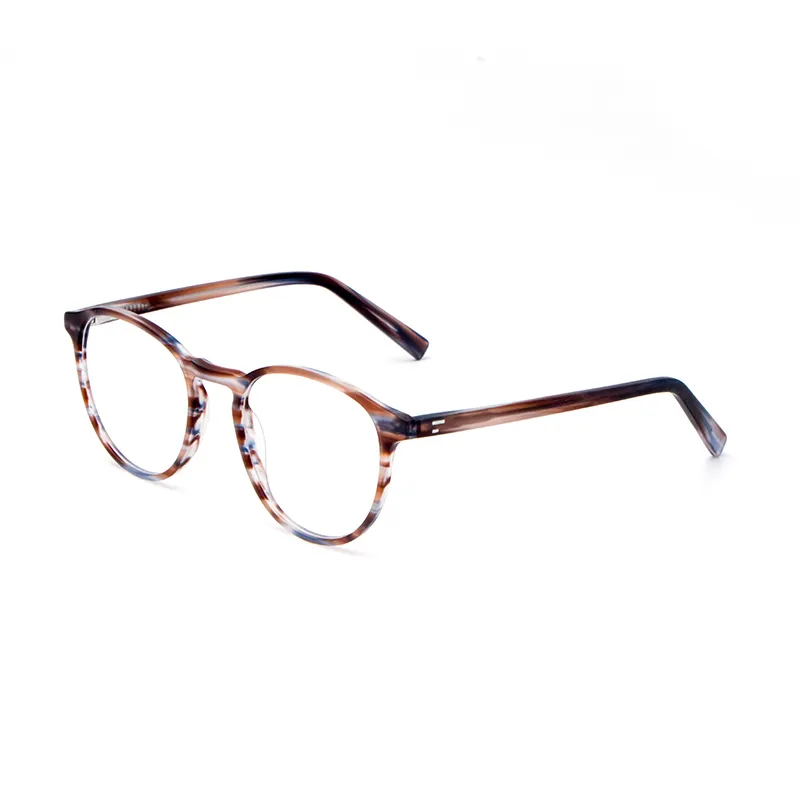 Wenzhou fc yeni model gözlük asetat vintage optik gözlük çerçeveleri benzersiz gözlük camı gözlük çerçevesi bahar menteşe ile