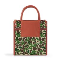 Sac à main carré en cuir PU imprimé camouflage sur mesure, mini sac fourre-tout, sac bandoulière pour femmes, pour le quotidien, les voyages, le shopping, les vacances, cadeau