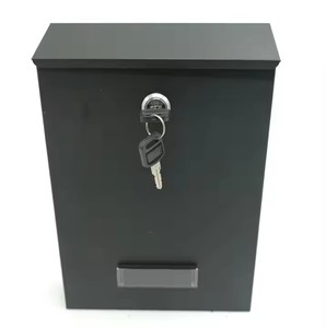 Boîte <span class=keywords><strong>aux</strong></span> <span class=keywords><strong>lettres</strong></span> murale extérieure moderne en acier inoxydable avec couvercle magnétique pour usage professionnel - Product Image 1
