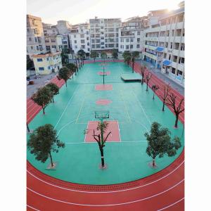 Inolp พื้นกีฬาไฮบริดทนทานได้รับการรับรองจาก IAAF, ลู่วิ่งกีฬากลางแจ้งสำหรับฝึกซ้อมและวิ่ง - Product Image 1