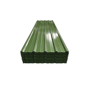 Panneau de toiture ondulé, panneau de toiture métallique, tôle d'acier prélaquée pour hangars agricoles et ateliers industriels, fournisseur - Product Image 1