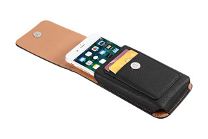 Étui universel en cuir avec clip ceinture pour iPhone 17 Pro Max, coque de protection pour Galaxy S26 Ultra, <span class=keywords><strong>Moto</strong></span>, Honor LM156 - Product Image 3