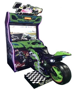 Machine de course automobile GP à monnayeur avec retour de mouvement pour usage commercial en salle de jeux (FEC) - Product Image 1