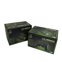 Volant de jeu ergonomique avec joystick et connexion sans fil 2,4 GHz, modèle M8, pour plusieurs consoles de jeu