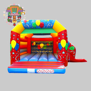 Château gonflable pour enfants Nova Brand, en PVC commercial, écologique, 4x4x4m, capacité de 5 personnes, toboggan extérieur - Product Image 6