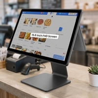Sistema POS Todo en Uno F8 con Pantalla Táctil, Personalizable OEM, Venta al Por Mayor, Caja Registradora Multifuncional para Pequeñas Empresas