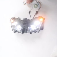 Phare de moto pour TMAX 560 2025 – Phare avant LED de moto, grand faisceau de conduite, ensemble de phares