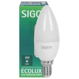 Lámpara LED, ECOLUX, forma de vela, Ópalo, E14, 2700K, 6W (40W), 470 LM, L 102, Ø 35 (9019604055) - Product Image 1