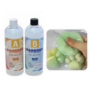 Wholesale Food Grade 2 Parts 1: 1 DIY Art Silicone Rubber Liquid for Homemade Toy AB Kneadle Rubber Resin