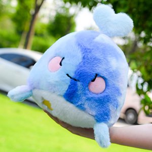 Fabricant de peluches, oreiller en peluche en forme de baleine personnalisé, animal en peluche doux pour la chambre à coucher, la crèche et les cadeaux - Product Image 6