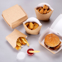 Boîte d'emballage pour frites et chips de pommes de terre, design personnalisé, jetable, BAKEST