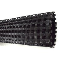 Geogrid de Poliéster Reforzado Marca GEOROAD a Precio de Fábrica para Estabilización de Suelos, Muros de Contención y Caminos