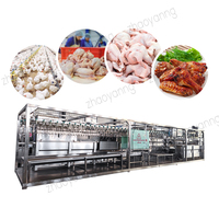 Prix de ligne de la machine d'abattage automatique de volailles et de poulets de petite capacité à petite échelle en Afrique du Sud