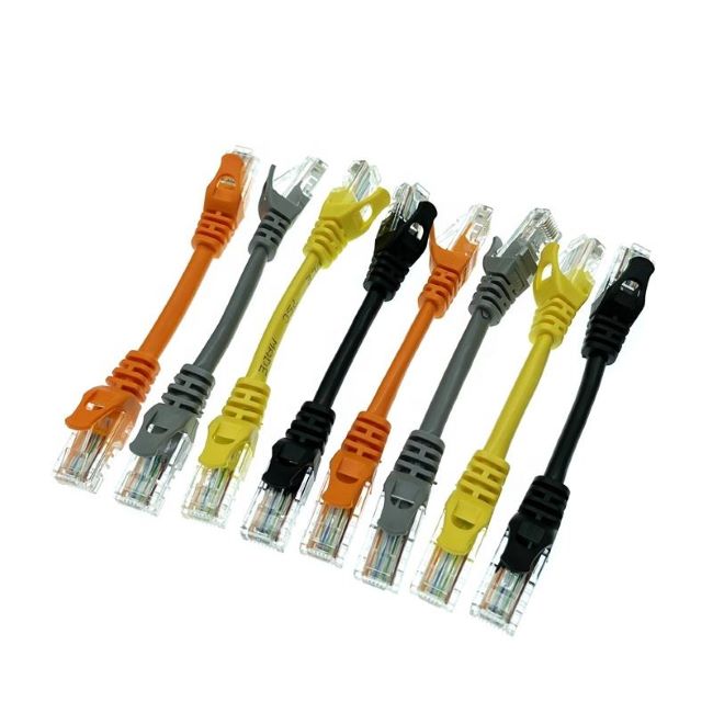 20 см серый желтый синий cat6e Ethernet UTP сетевой кабель папа-папа гигабитный патч-корд RJ45 витая пара Gige Lan короткий кабель