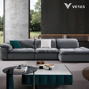 Funda de Sofá Seccional Reclinable de Estilo Nórdico, Tela Chenilla, Tacto Suave y Afelpado, Calidad Superior, Sofá en Forma de L - Product Image 4