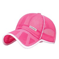 Gorra deportiva de 5 paneles con diseño de rayas, bordado a mano en malla, estampado por sublimación, transpirable, ajustable, para hombre y mujer