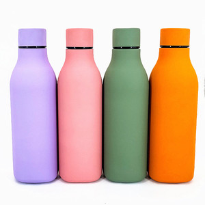 Botella de <span class=keywords><strong>agua</strong></span> de acero inoxidable con aislamiento al vacío ecológica de color con logotipo personalizado de lujo al por mayor con tapa - Product Image 1
