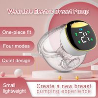 Tire-lait électrique portable intelligent sans BPA, mains libres, aspiration réglable, en acier inoxydable, silencieux, pour l'allaitement et les voyages