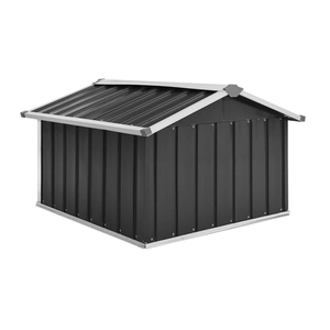 Abri à outils de <span class=keywords><strong>jardin</strong></span> personnalisable <span class=keywords><strong>pour</strong></span> tondeuse à gazon 92 x 97 x 63 cm en acier galvanisé anthracite, abri <span class=keywords><strong>pour</strong></span> robot tondeuse - Product Image 6