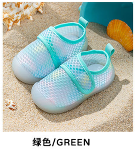 Chaussures de marche pour bébé, nouvelle collection d'été, semelle souple antidérapante, surface douce pour garçons et filles, adaptées aux enfants âgés de 0 à 3 ans - Product Image 4
