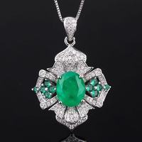 Pulsera de Cuero de Lujo con Esmeraldas y Amatistas, Chapada en Plata de 18K con Circonitas, para Mujer