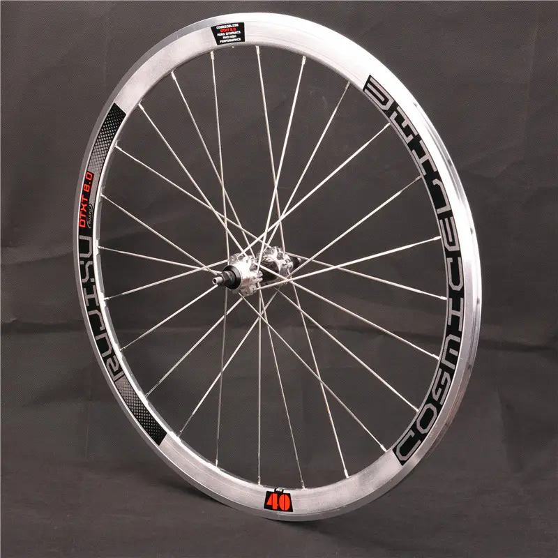 Toptan 40mm alüminyum alaşım karbon tüp tekerlek Fixie bisiklet tek hız tekerlekler 700C Fixie tekerlek