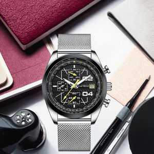 <span class=keywords><strong>Montre</strong></span>-bracelet de luxe <span class=keywords><strong>Titan</strong></span> pour homme, bracelet de <span class=keywords><strong>marque</strong></span>, lunettes de soleil, portefeuille, style professionnel/à la mode, cadran à aiguilles pour les utilisateurs de Samsung - Product Image 2