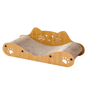 Rascador de Cartón Corrugado para Gatos Grandes, Venta Directa de Fábrica de Productos de Madera - Product Image 1