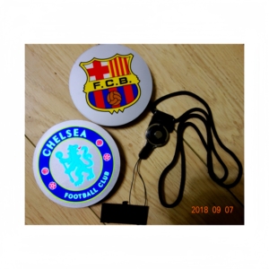 Benutzer definierte AAAX2PCS 3V Batterie Hohe Helligkeit EL Blatt Abzeichen für Markenlogo Promotion und <span class=keywords><strong>Liverpool</strong></span> Football Club EL Glow Abzeichen - Product Image 4