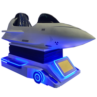 Simulador de Vuelo VR NINED para Interiores, Máquina de Juego de Realidad Virtual, Metálico y Resistente, para Centros Comerciales, Aeropuertos y Parques de Aventuras