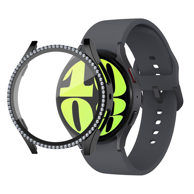 Screen Protector Bling Glitter Watch Cover 40/44mm Anti Scratch Smart Watch case for samsung galaxy Watch 7 6 5 FE