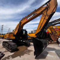 Excavadora Usada SANY SY 215C de 21 Toneladas de Alta Calidad, con Pocas Horas de Uso, Excavadora Usada SANY 215C 235C 135C de Tamaño Mediano en Venta